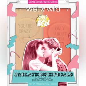 wet n wild Saved By The Bell Highlighter + Illuminator Glow Face Duo, Brand New